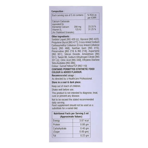coralium d3 syrup 100 ml